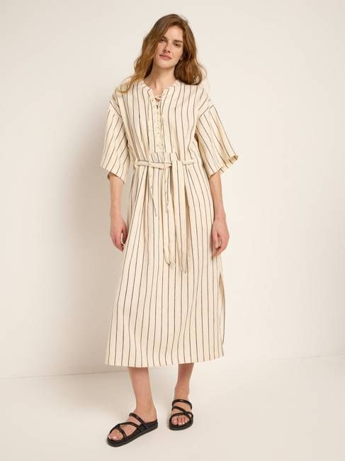 striped kaftan dress (OCS)