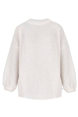 Melody Mohair-Pullover Weiß