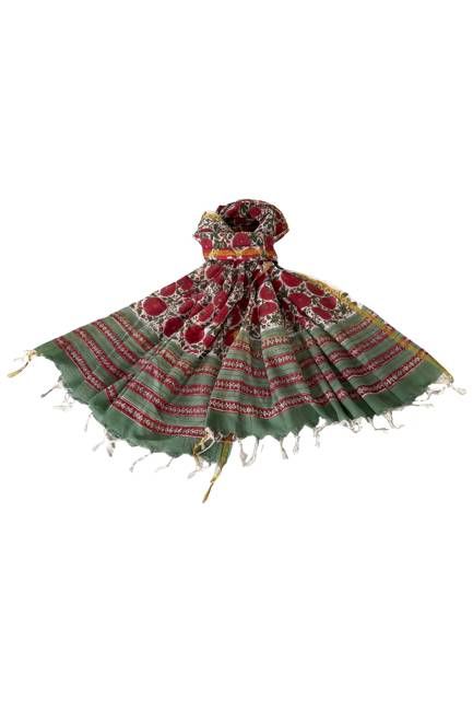 Cotton Blockprint Stole No. 11 Jodhpur Edit