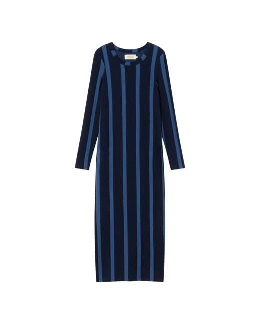 Navy striped Gina dress