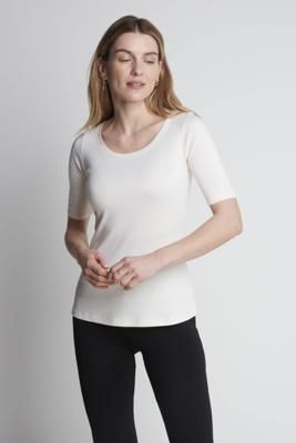Half Sleeve Scoop Neck T-Shirt