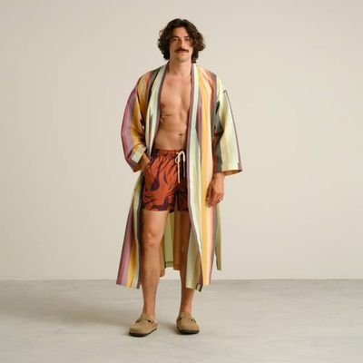DEDICATED - Glabo Bathrobe Sunset Stripe