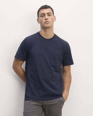 The Premium-Weight Pocket Tee | Uniform | Navy