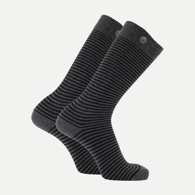 Long Socks Paris - Stripes Black