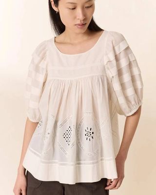 Leon & Harper Cindi Lace Blouse