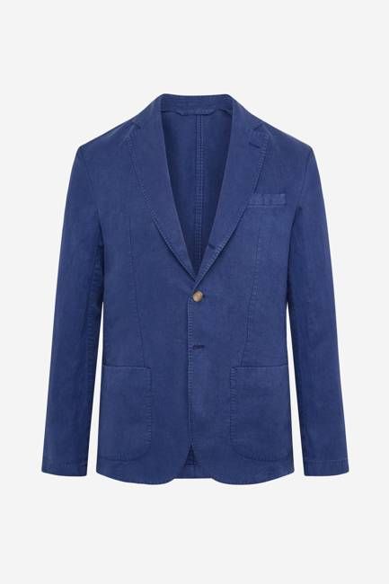 BLUE HEMP RAMA BLAZER