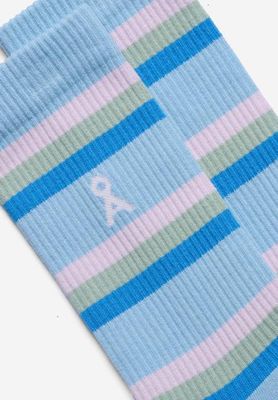 STRIPE SOCKS | blue glow