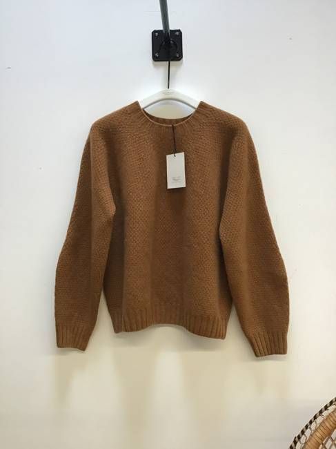 Maria Lambswool Jumper in Tan XS Preloved