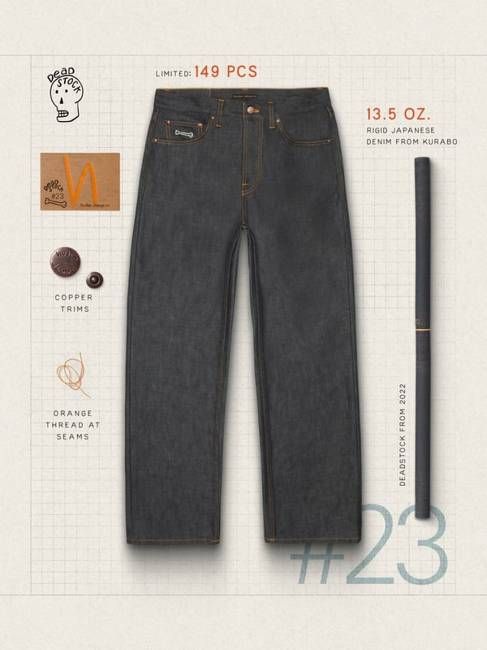 Tuff Tony Dry Deadstock 23 loose wide-leg jeans | Nudie Jeans