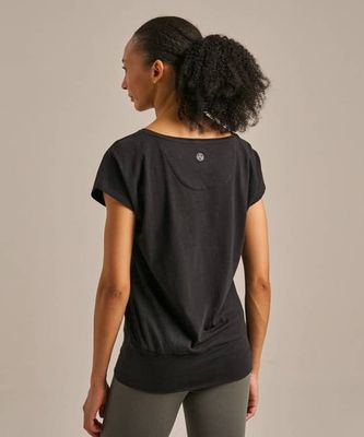 Kurzärmliges Flowtop