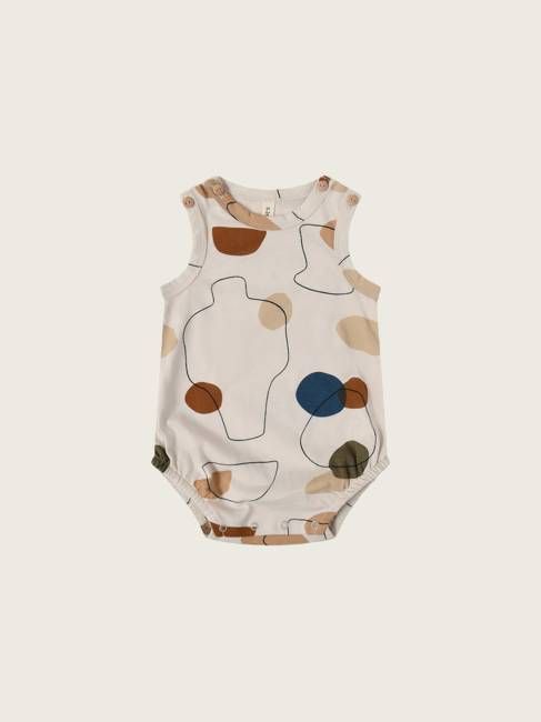 Ceramics Sleeveless Bodysuit