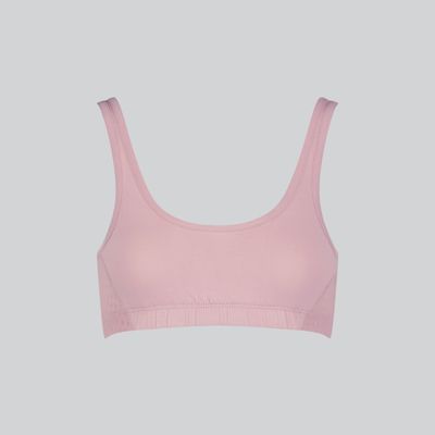 Semi-Sheer Scoop Soft Bra in Blossom Pink
