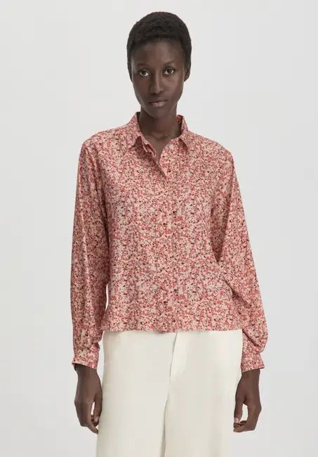 Print blouse Relaxed made of pure LENZING™ ECOVERO™ viscose