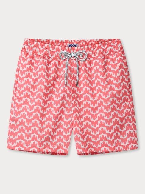 Men's Elephant Palace Coral Staniel Swim Shorts