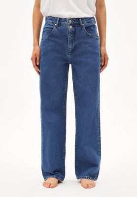 HAAYI BAGGY-JEAN MIT NIEDRIGER TAILLE | hyperblau