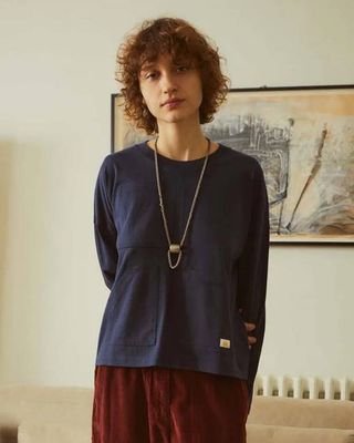 L F Markey Navy Hamley Top