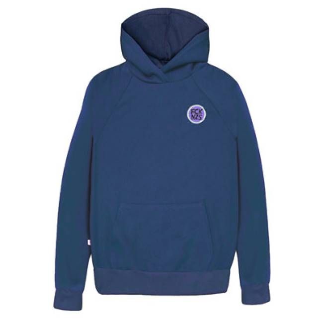 Hoodie FCK NZS blau - kaufen