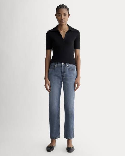 The Super-Soft Relaxed Jean | Mid Indigo