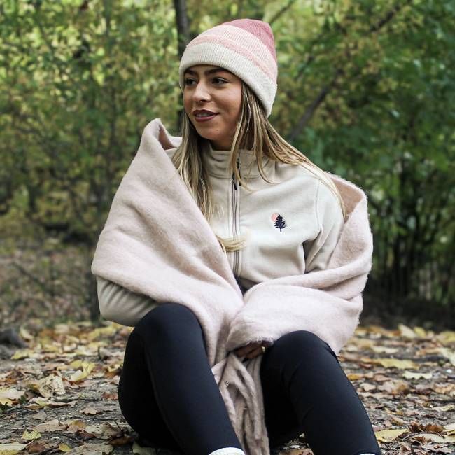 Recycled Oversized Fluffy Scarf