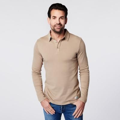 Longsleeve Polo - Sand
