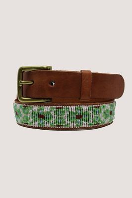 Flower Belt | White/Green