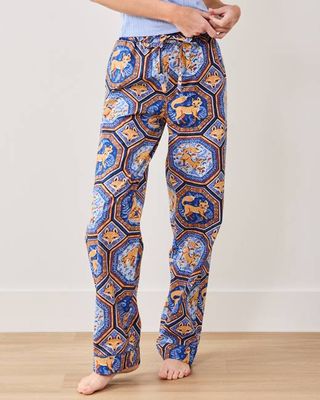 Fancy Fox - PJ Pants - French Blue