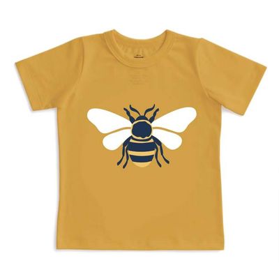 Short-Sleeve GRAPHIC Tee - Bee Ochre