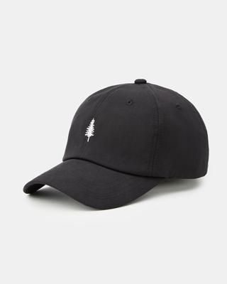 Tree Embroidery Tencel Peak Hat
