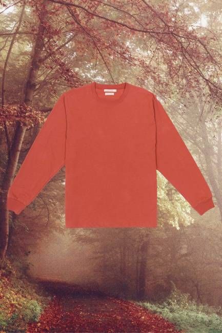 Regenerative Long Sleeve Tee | Rust