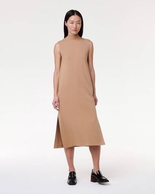 Luxe Seamed Dress | Hazelnut