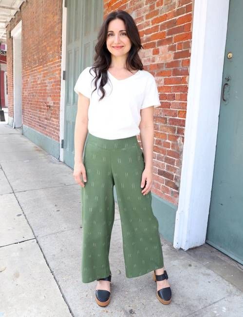 Olive Breeze Organic Pants