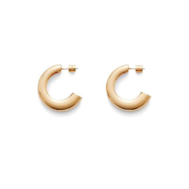 Crescent Hoop Earrings
