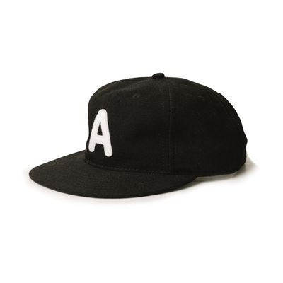 Unstructured 6-Panel Cap | Made in USA - Black