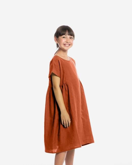 Boxy Dress rooibos