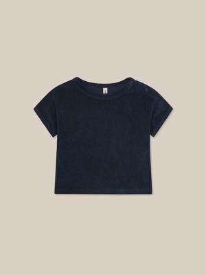 Navy Terry Boxy T-Shirt