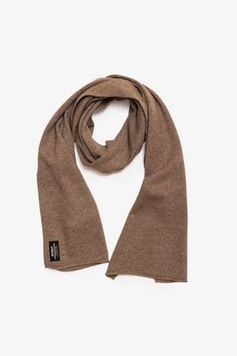 BROWN WOOL SCARF