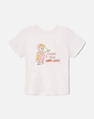 Classic "Love Life" Tee - Vintage White