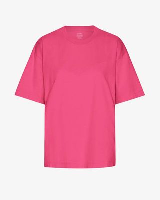 Oversized Organic T-Shirt - Bubblegum Pink