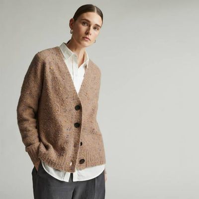 The Confetti Cardigan | Taupe Multi