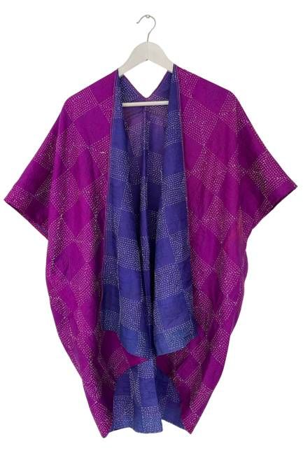 Vintage Silk Trudi Poncho No.57 Jodhpur Edit