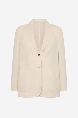 WHITE HEMP HOJA BLAZER