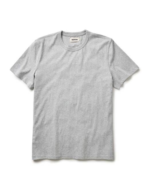 The Organic Cotton Tee in Heather Grey