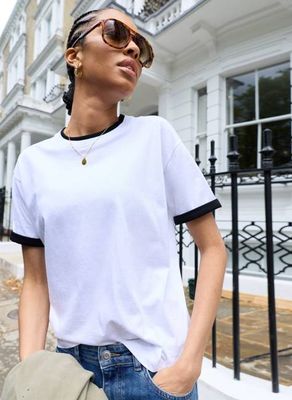 Pulia T-Shirt mit Rundhalsausschnitt im Lagenlook