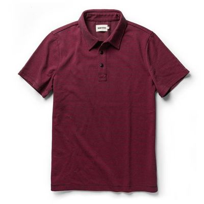 The Heavy Bag Polo in Red Stripe