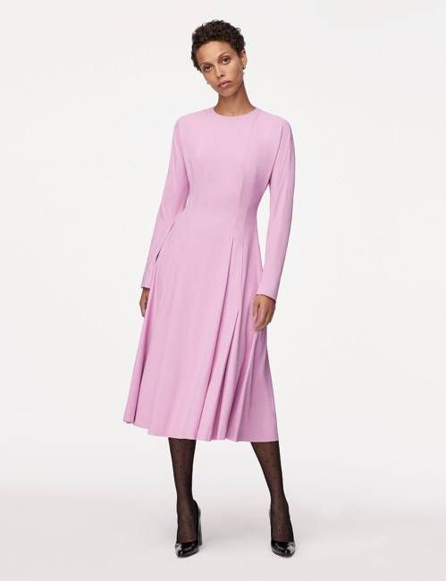 Dolman Sleeve Dress | Orchid