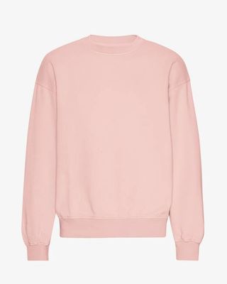 Organic Oversized Crew - Faded Pink