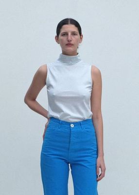 Sleeveless Turtleneck - Mist