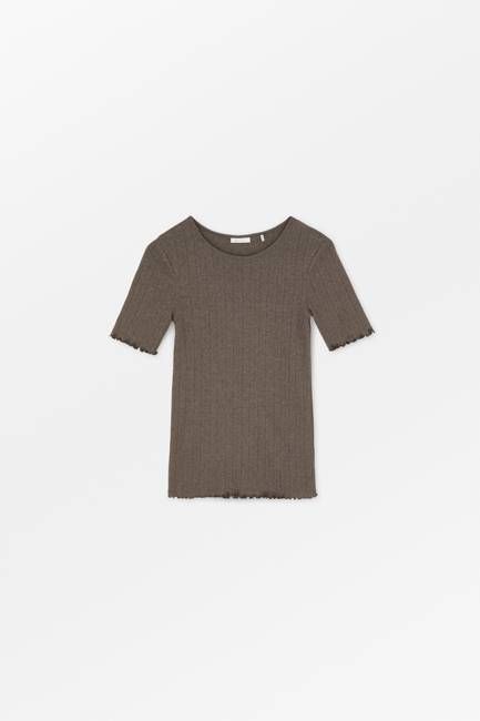 Edie tee - Brown mélange