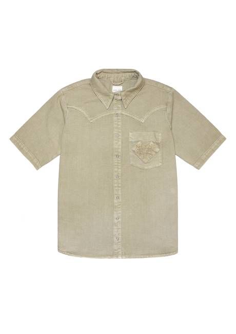 Eva Denim Shirt in Desert Sand