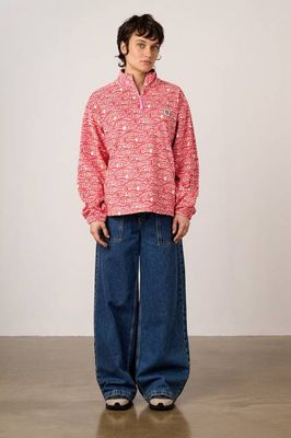 Sammy - Lightweight Polar Fleece in Pink Minnow